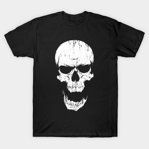 Distressed skull T-Shirt by medunetix